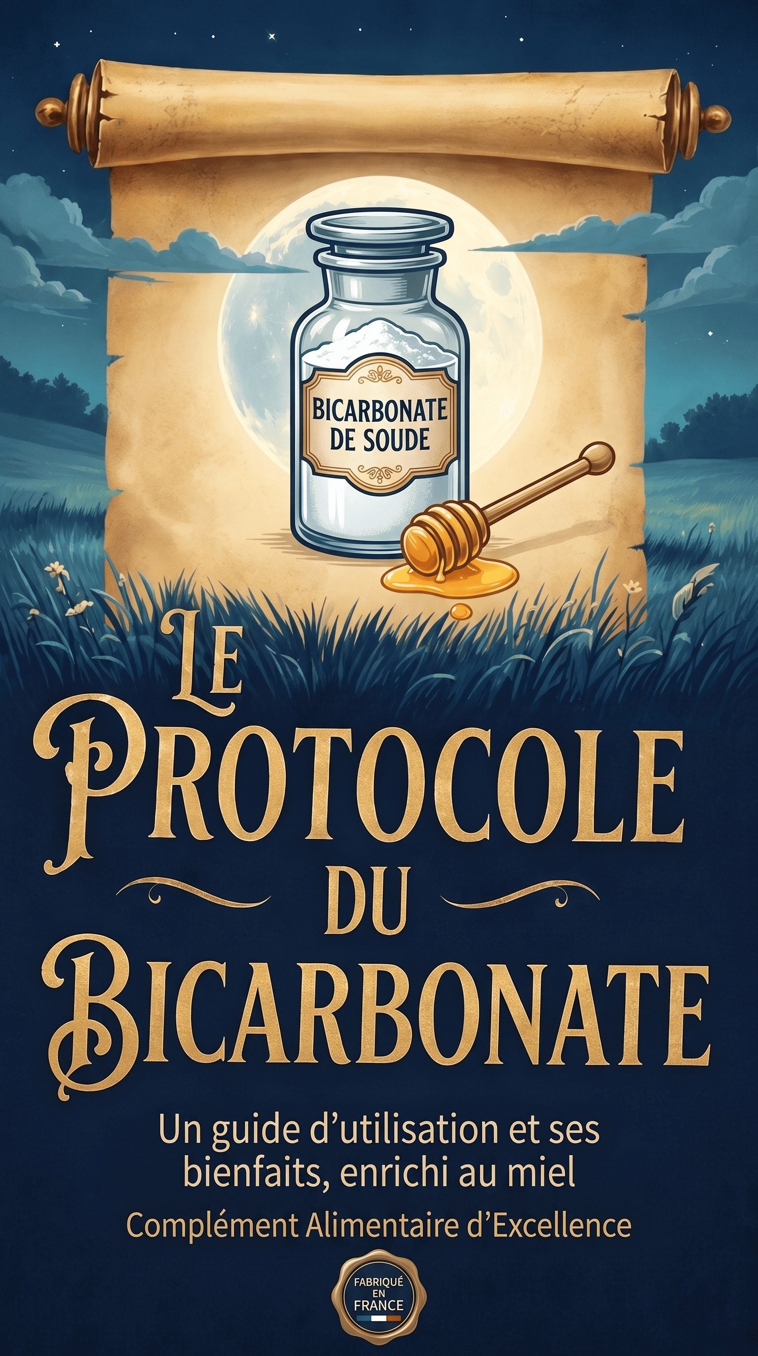 Le Protocole du Bicarbonate — guide d'utilisation et ses bienfaits, enrichi au miel — Complément éducatif d'excellence, méthode française